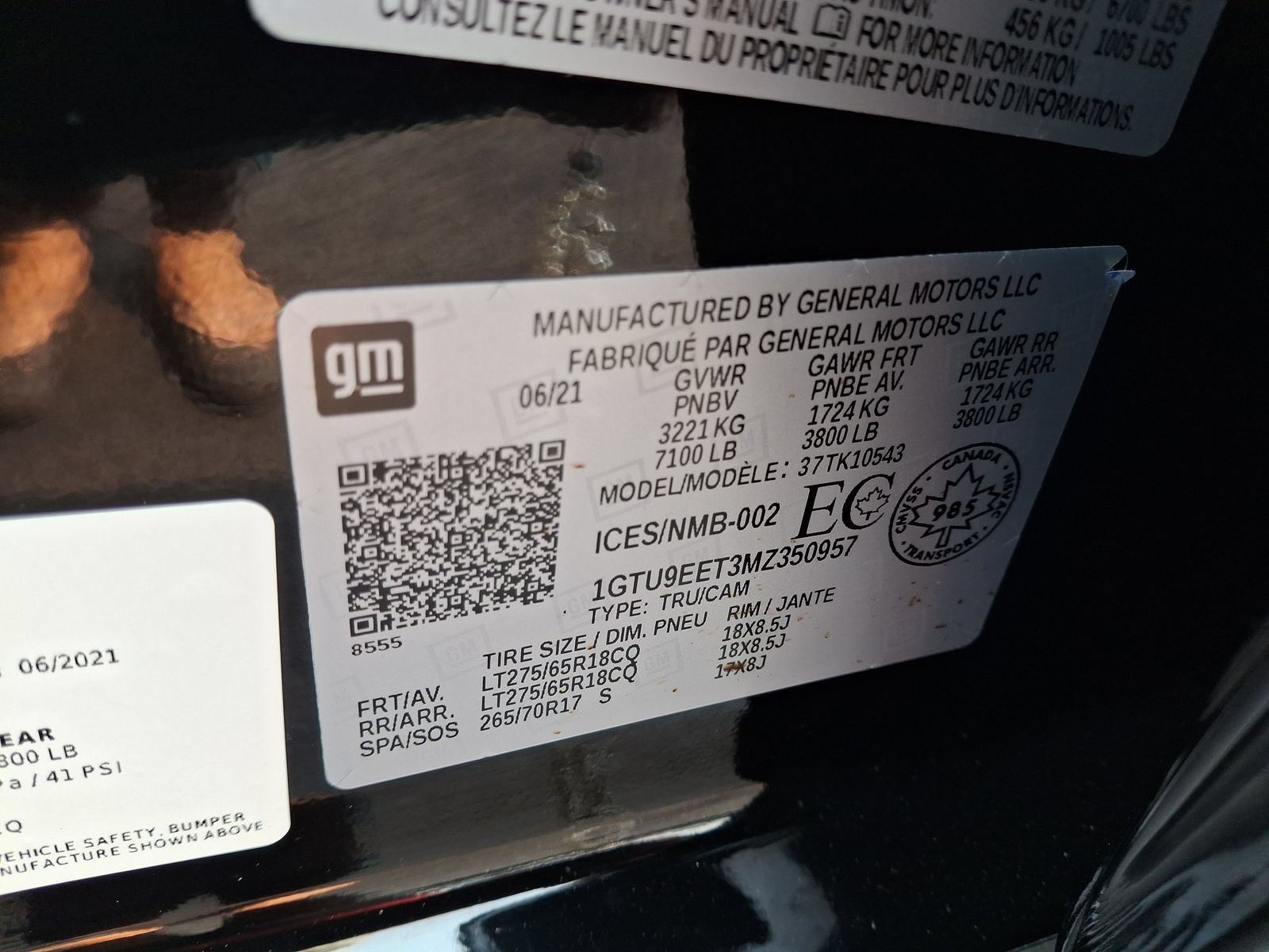 Used 2021 GMC Sierra 1500 AT4 w/ AT4 Preferred Package AWD/4WD image 30