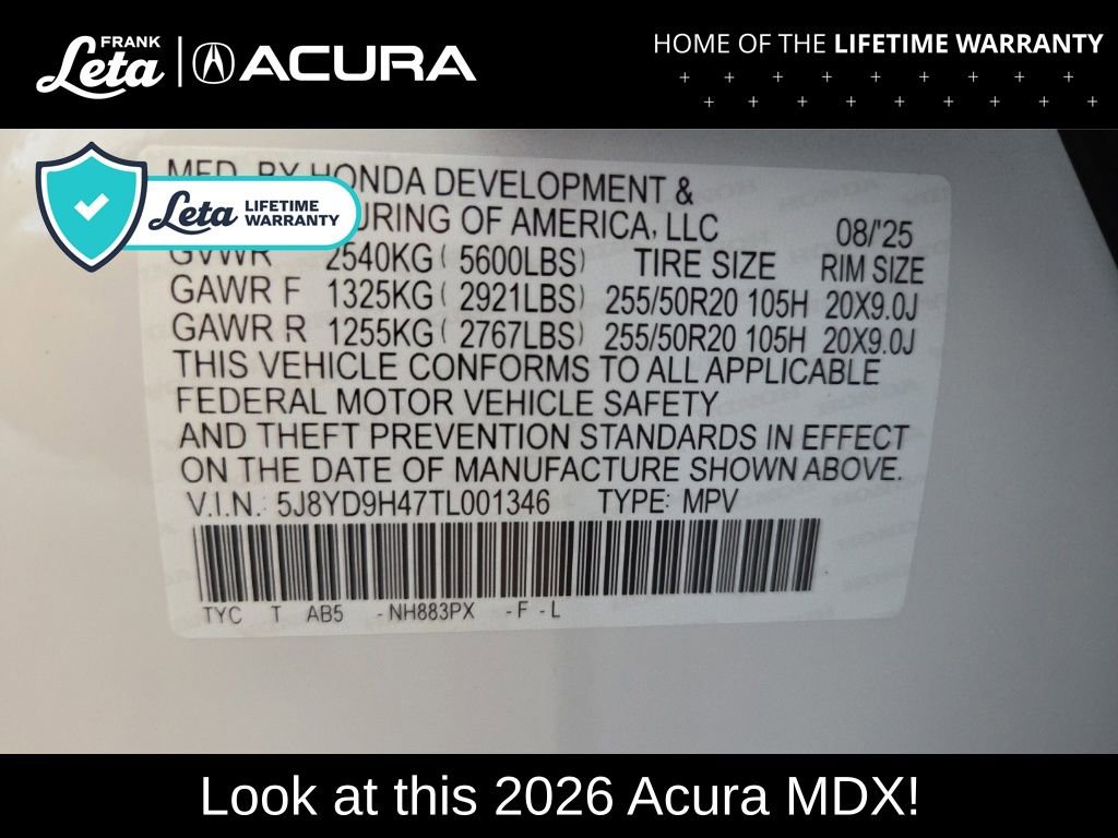 New 2026 Acura MDX w/ Technology Package image 43
