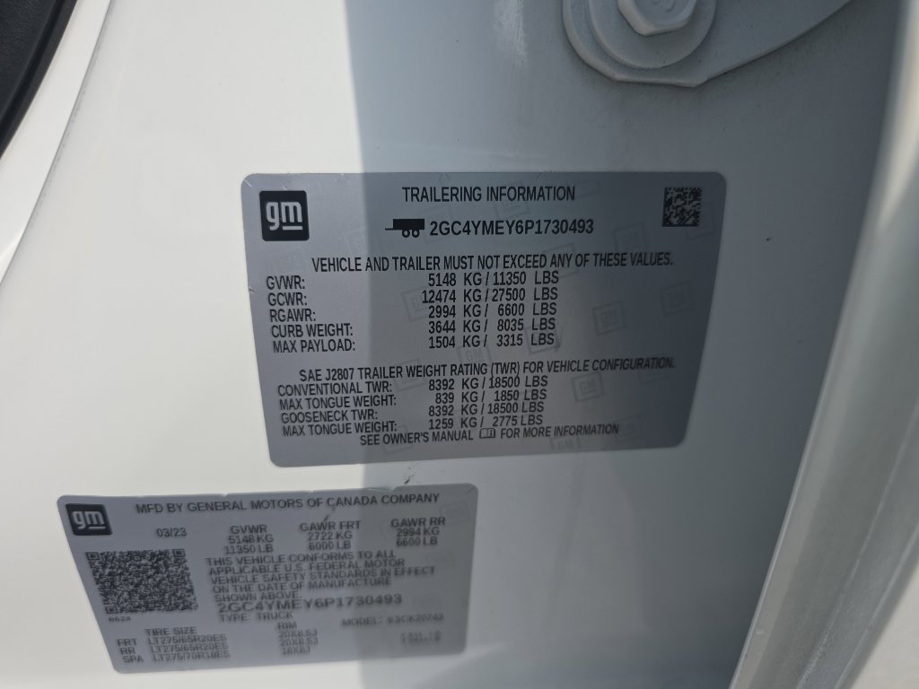 Used 2023 Chevrolet Silverado 2500 Custom w/ Custom Value Package AWD/4WD image 12