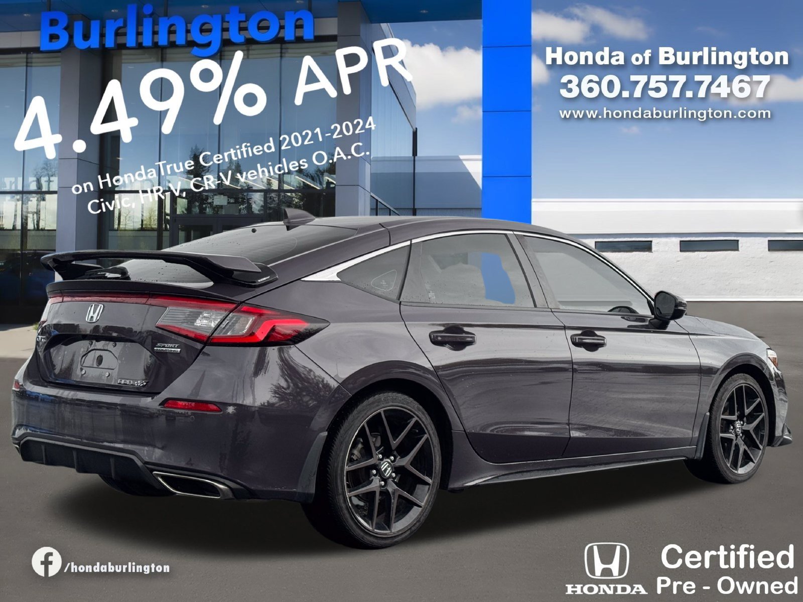 Certified 2023 Honda Civic Sport Touring image 7