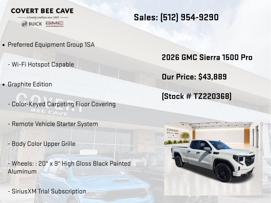New 2026 GMC Sierra 1500 Pro w/ Graphite Edition AWD/4WD image 20