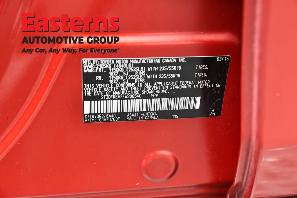 Used 2015 Toyota RAV4 Limited image 38