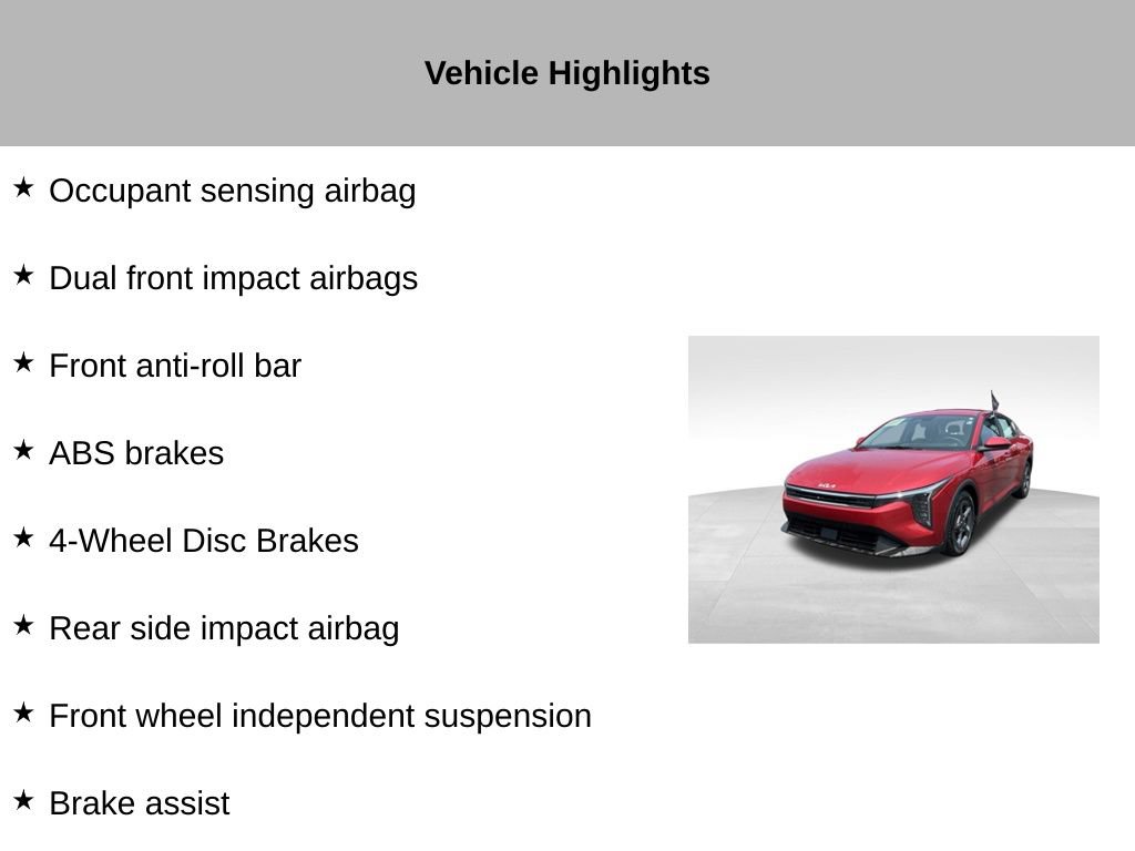 Certified 2025 Kia K4 FWD image 28