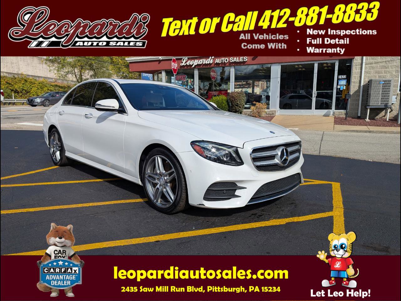 Used 2017 Mercedes-Benz E 300 4MATIC