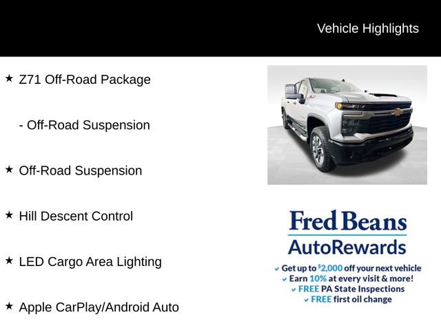 Used 2025 Chevrolet Silverado 2500 Custom w/ Custom Convenience Package image 8