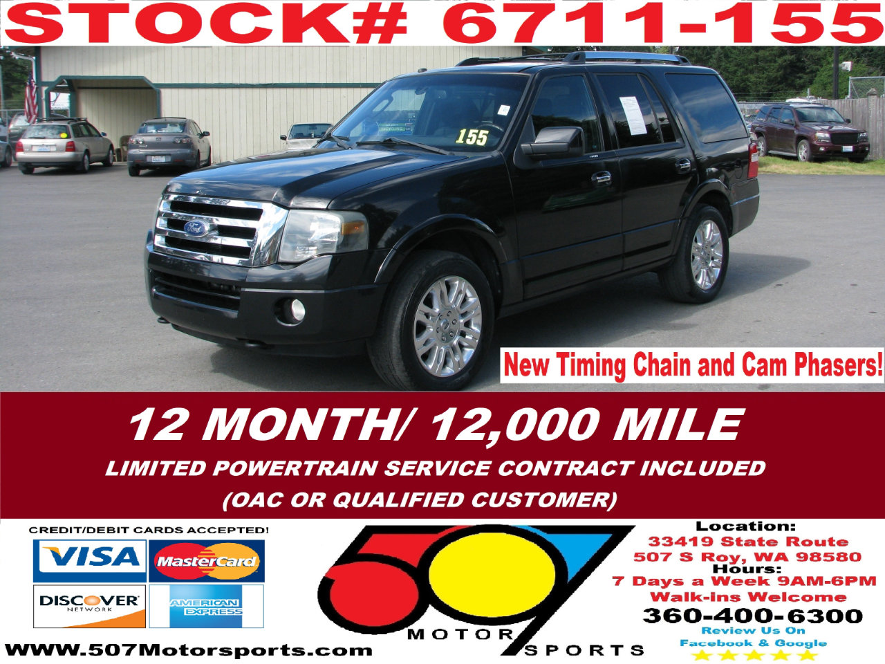 Used 2011 Ford Expedition Limited w/ 301A Rapid Spec Order Code image 1