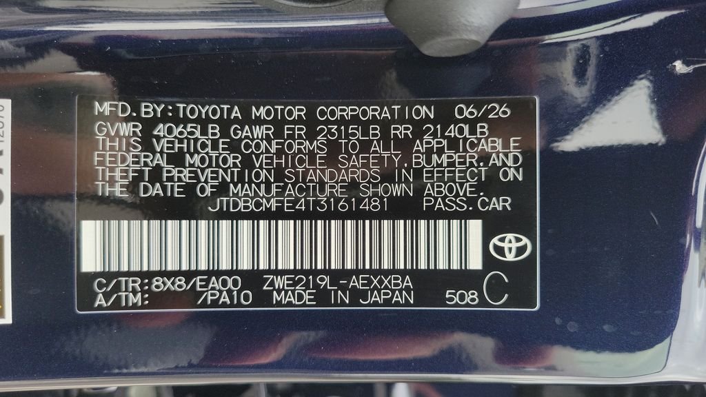 New 2026 Toyota Corolla XLE FWD image 27