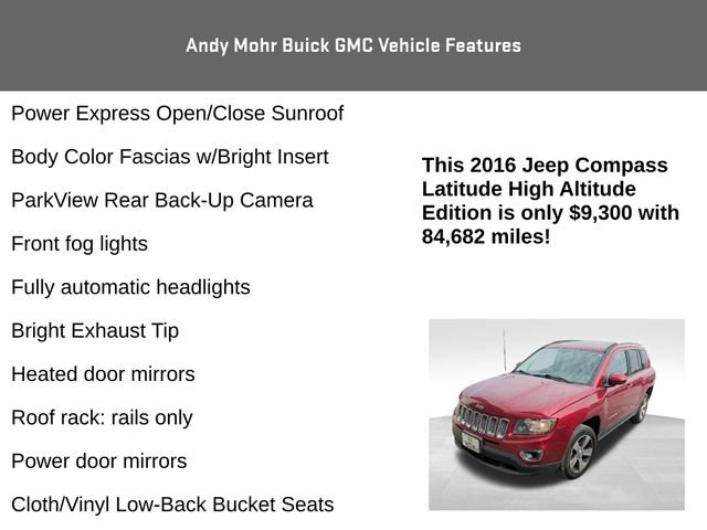 Used 2016 Jeep Compass High Altitude image 12