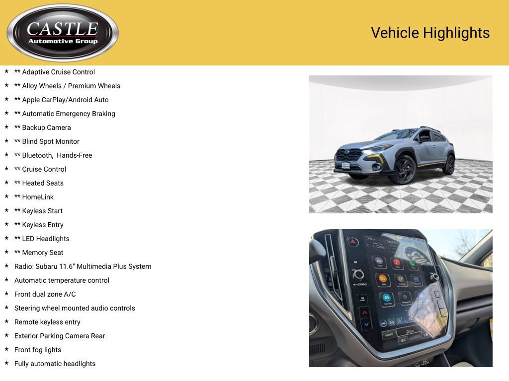 Used 2025 Subaru Crosstrek 2.5i Sport AWD/4WD image 4