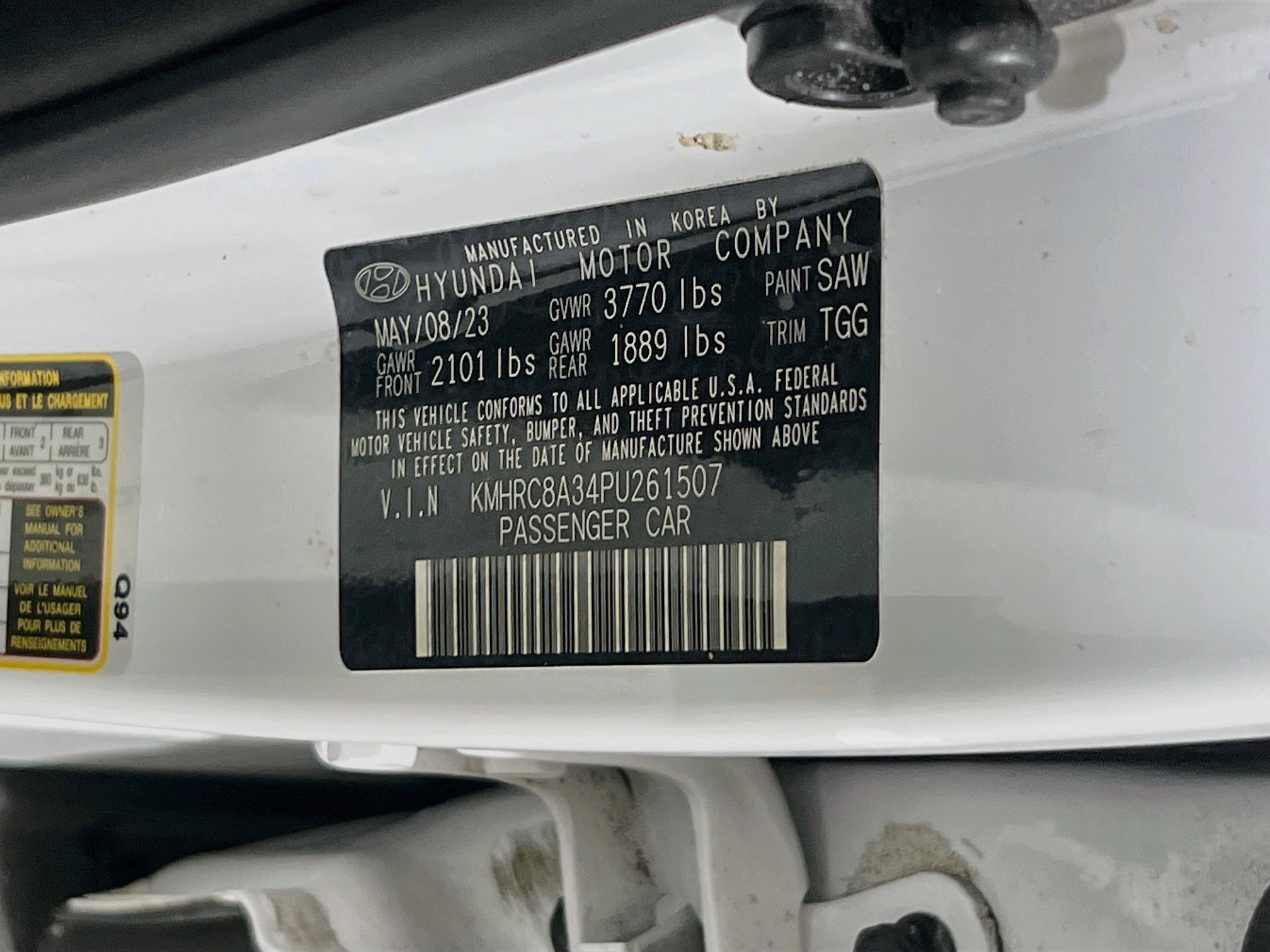 Used 2023 Hyundai Venue SEL w/ Cargo Package FWD image 30