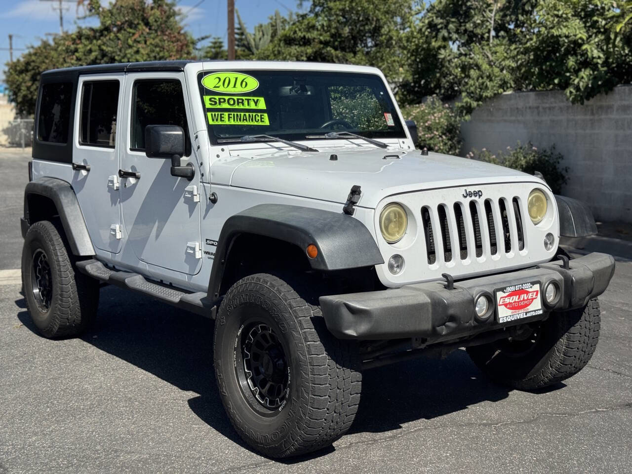 Used 2016 Jeep Wrangler Unlimited Sport w/ Quick Order Package 24S