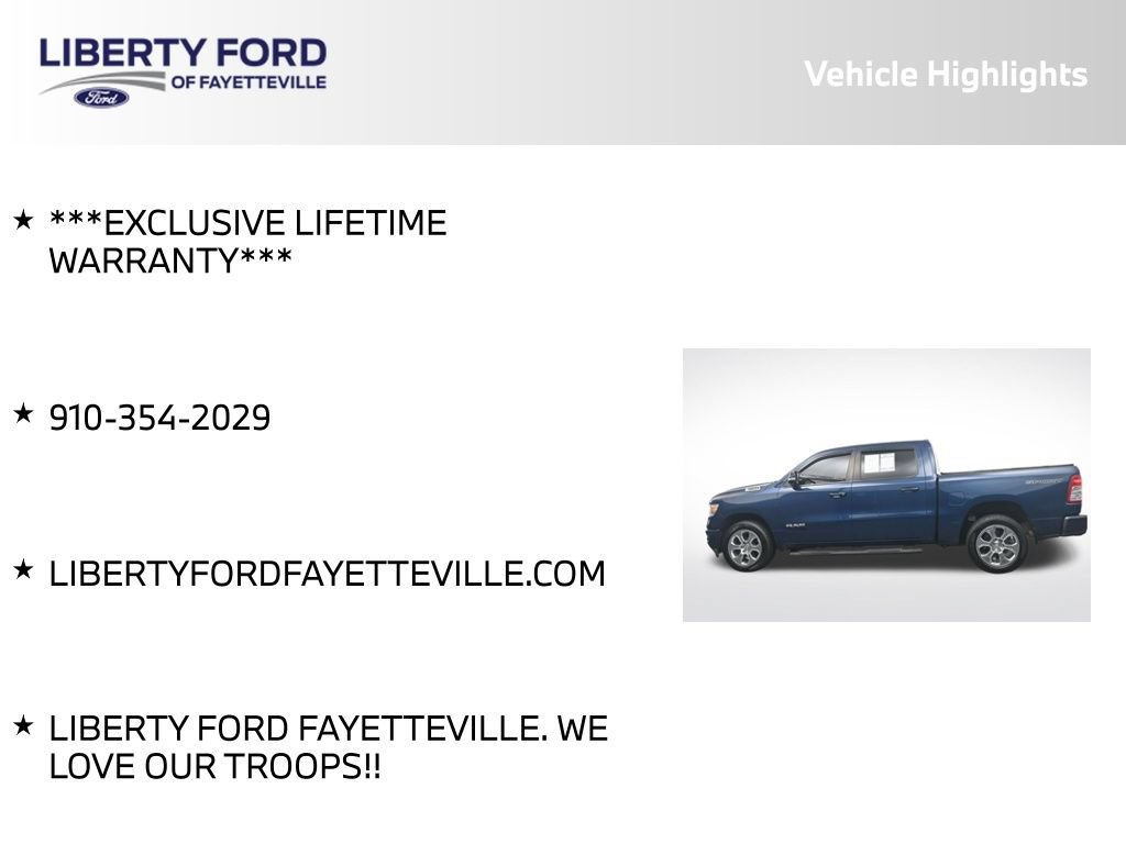 Used 2022 RAM 1500 Big Horn RWD image 5