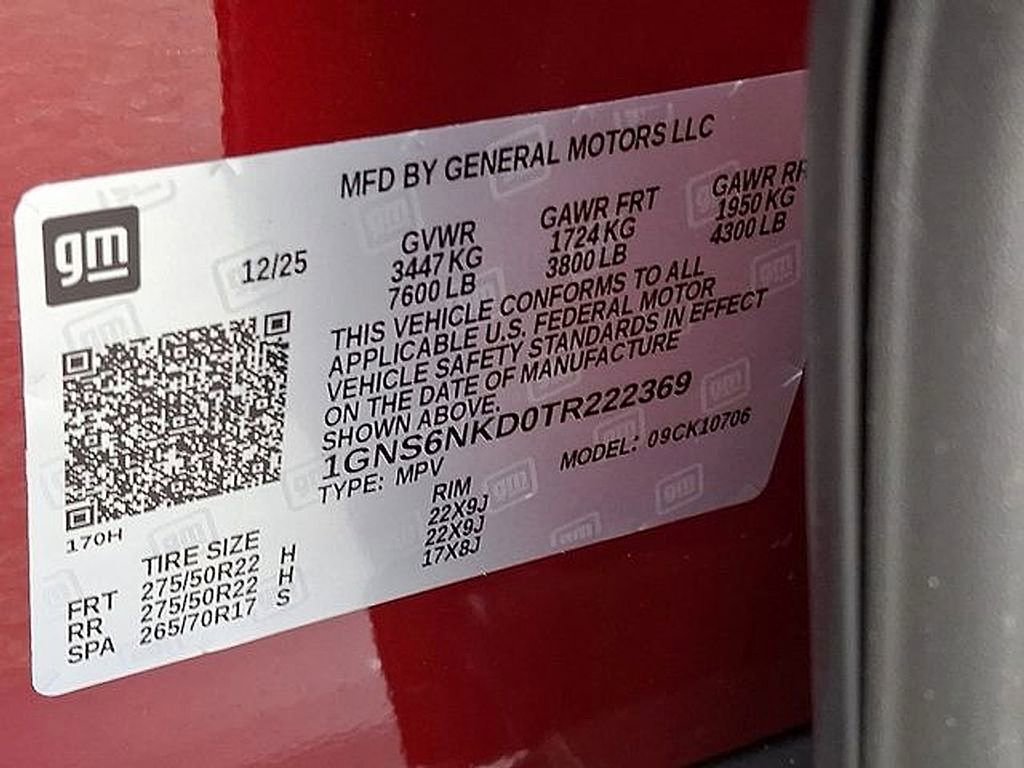 New 2026 Chevrolet Tahoe LT w/ Comfort Package AWD/4WD image 17