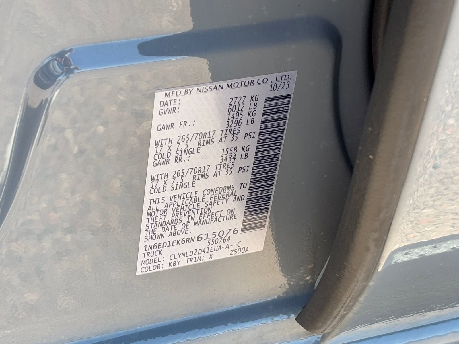 Certified 2024 Nissan Frontier PRO-4X w/ Technology Package image 29