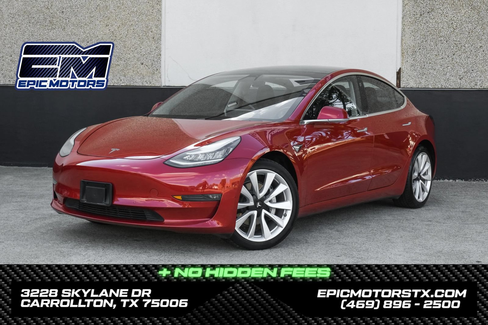 Used 2019 Tesla Model 3 Long Range AWD/4WD image 1