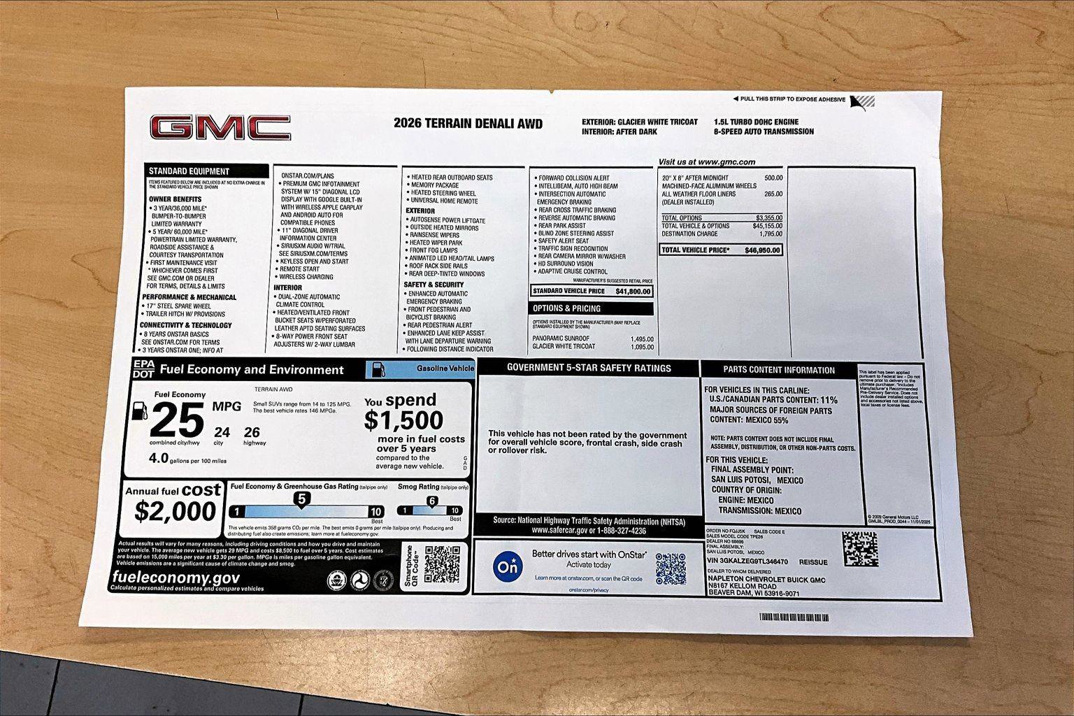 New 2026 GMC Terrain Denali image 13