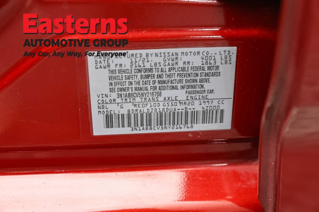 Used 2022 Nissan Sentra SV w/ All-Weather Package FWD image 35