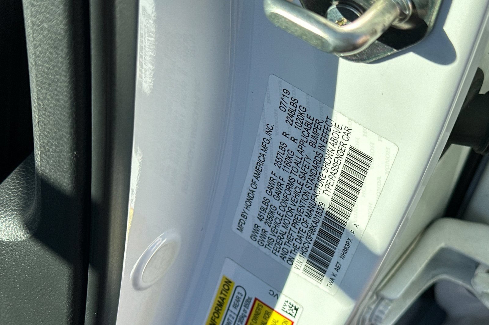 Used 2019 Honda Accord Touring image 29
