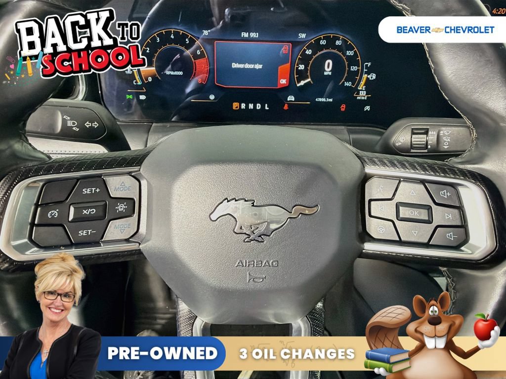 Used 2024 Ford Mustang Premium w/ Wheel & Stripe Package RWD image 12
