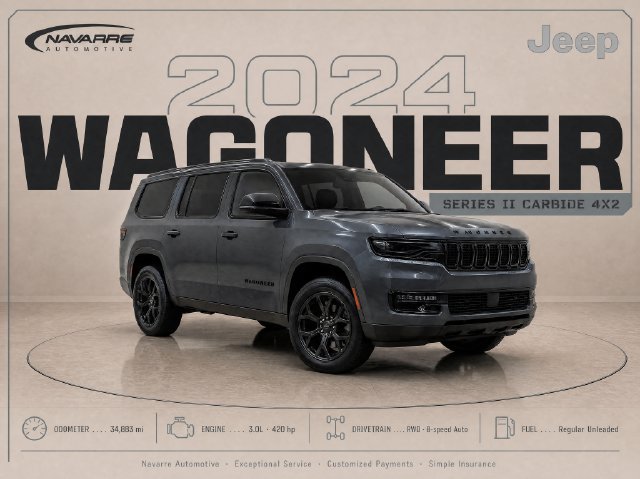 Used 2024 Jeep Wagoneer Series II w/ Convenience Group I
