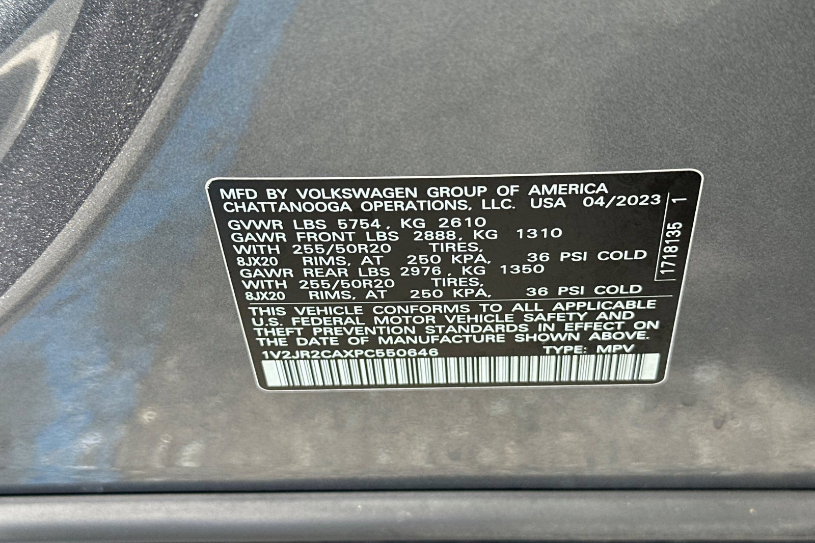 Used 2023 Volkswagen Atlas SE w/ Panoramic Sunroof Package FWD image 30
