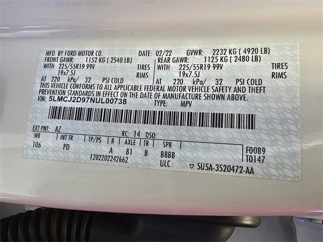 Used 2022 Lincoln Corsair Reserve w/ Equipment Group 201A image 36