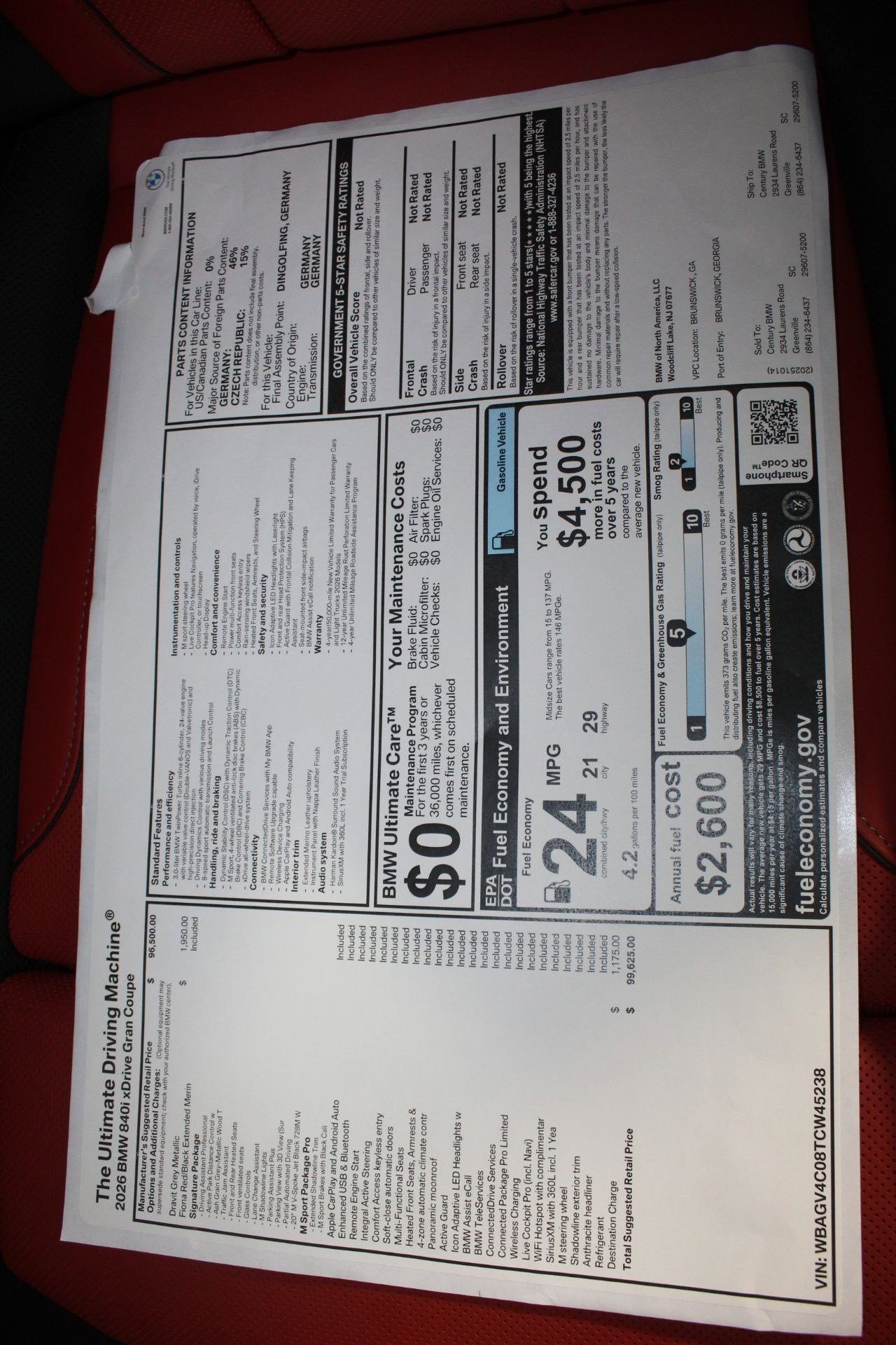 New 2026 BMW 840i xDrive image 24