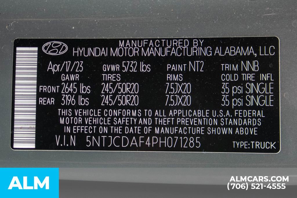 Certified 2023 Hyundai Santa Cruz Night image 31