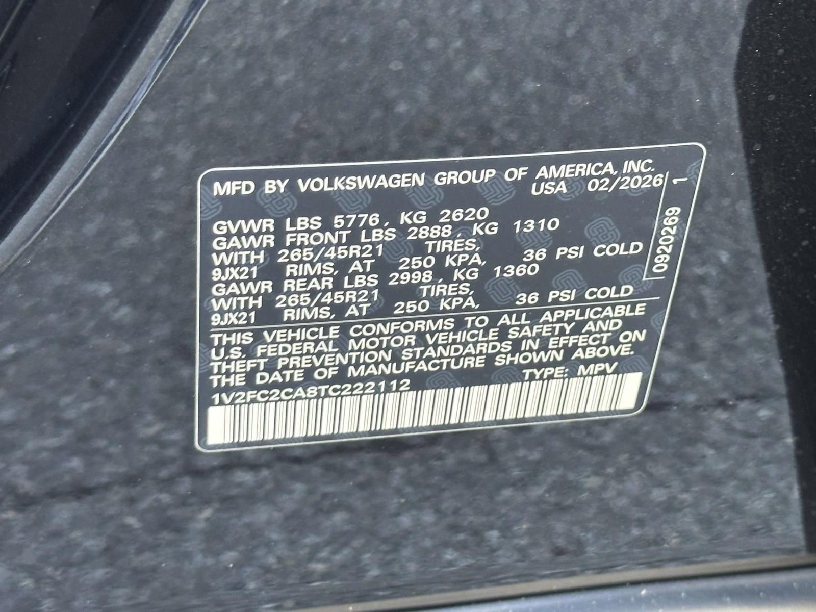 New 2026 Volkswagen Atlas Cross Sport SEL Premium R-Line image 16