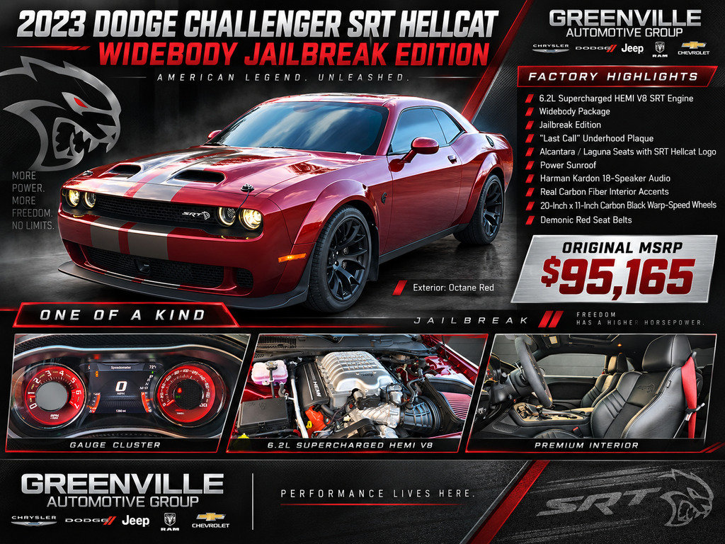 Used 2023 Dodge Challenger SRT Hellcat RWD image 2