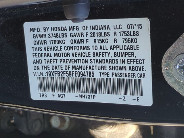 Used 2015 Honda Civic LX image 16