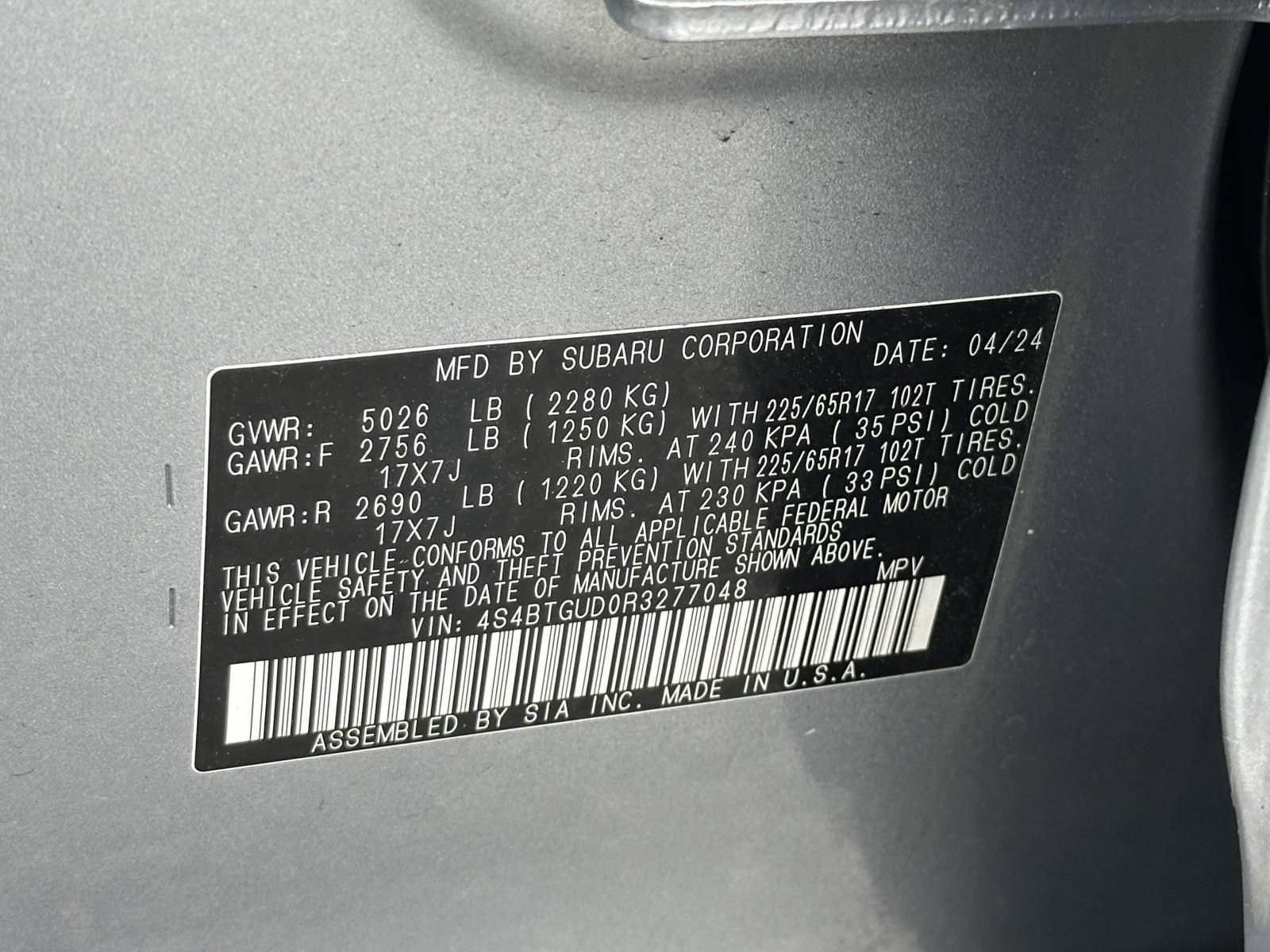 Used 2024 Subaru Outback Wilderness image 10