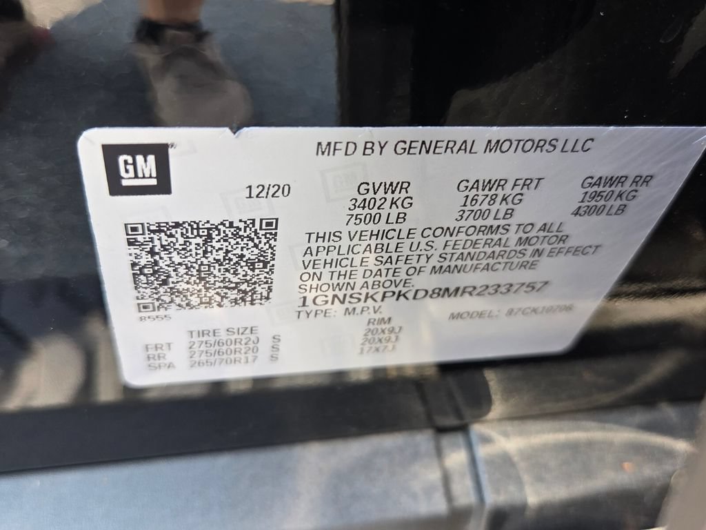 Used 2021 Chevrolet Tahoe Z71 w/ Luxury Package AWD/4WD image 18