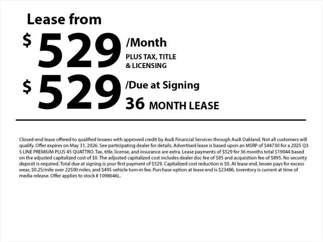 Certified 2025 Audi Q3 2.0T Premium Plus w/ Premium Plus Package AWD/4WD image 2