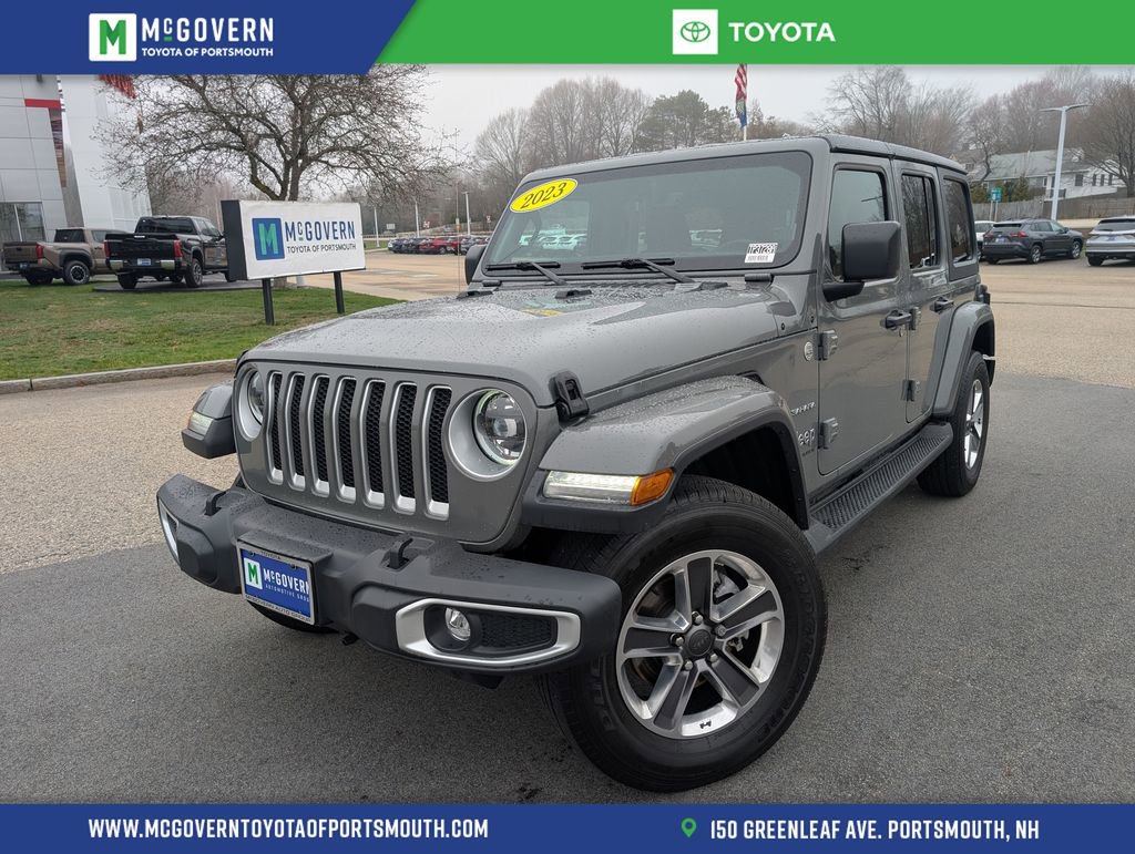 Used 2023 Jeep Wrangler Sahara w/ LED Lighting Group image 1