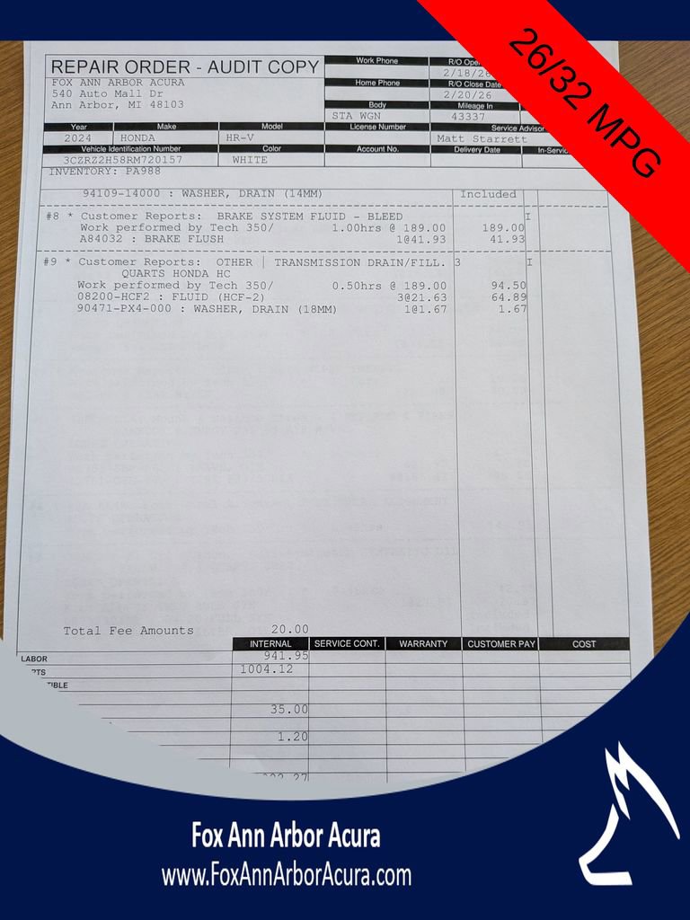 Used 2024 Honda HR-V Sport image 32