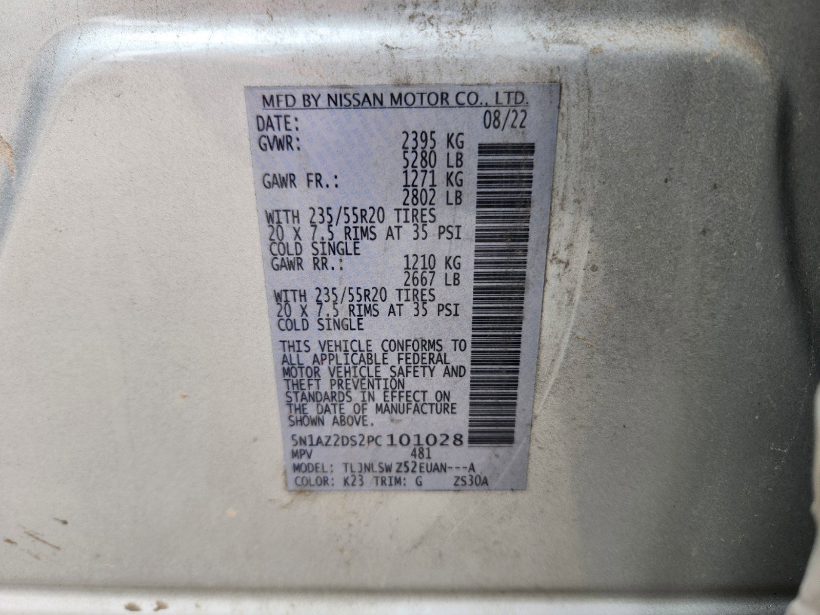 Used 2023 Nissan Murano Platinum w/ Cargo Package image 32