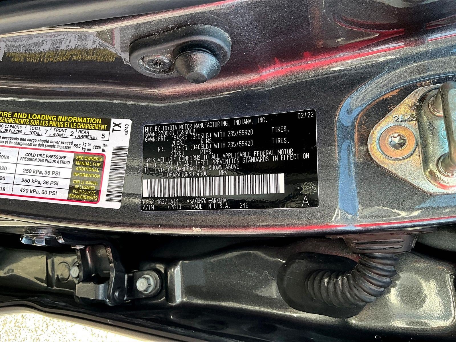 Used 2022 Toyota Highlander Platinum FWD image 19