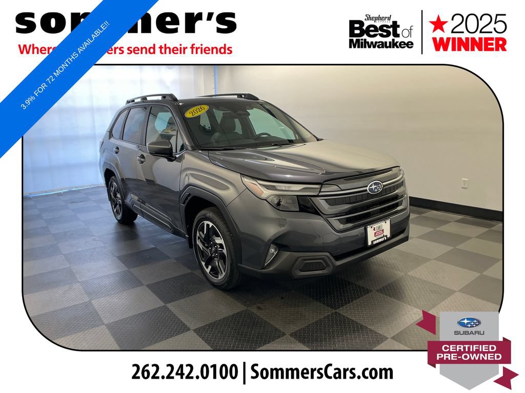 Certified 2026 Subaru Forester Limited AWD/4WD 360° Tour