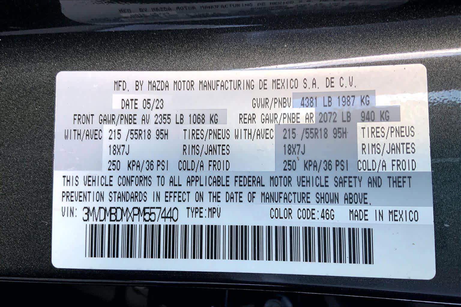 Certified 2023 MAZDA CX-30 AWD 2.5 S w/ Premium Package image 34