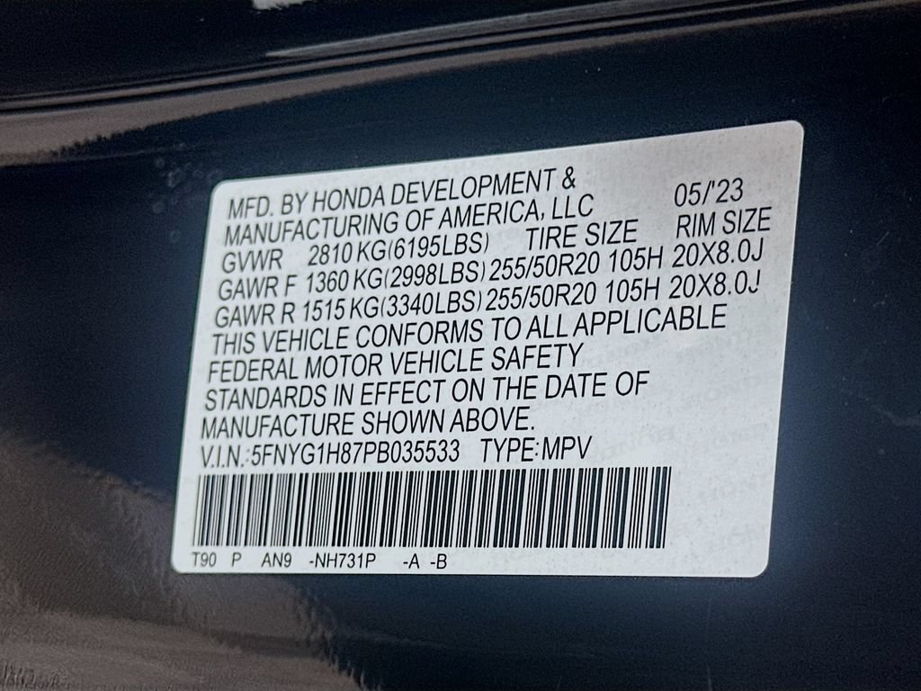 Certified 2023 Honda Pilot Elite image 33