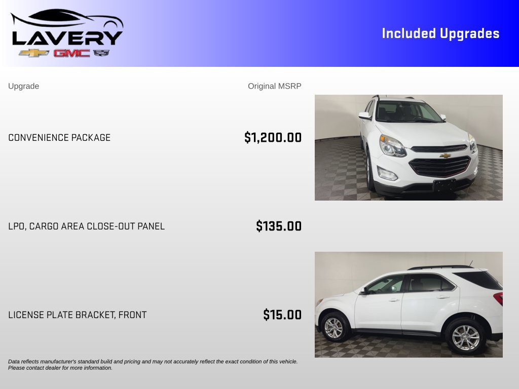 Used 2016 Chevrolet Equinox LT w/ Convenience Package FWD image 7