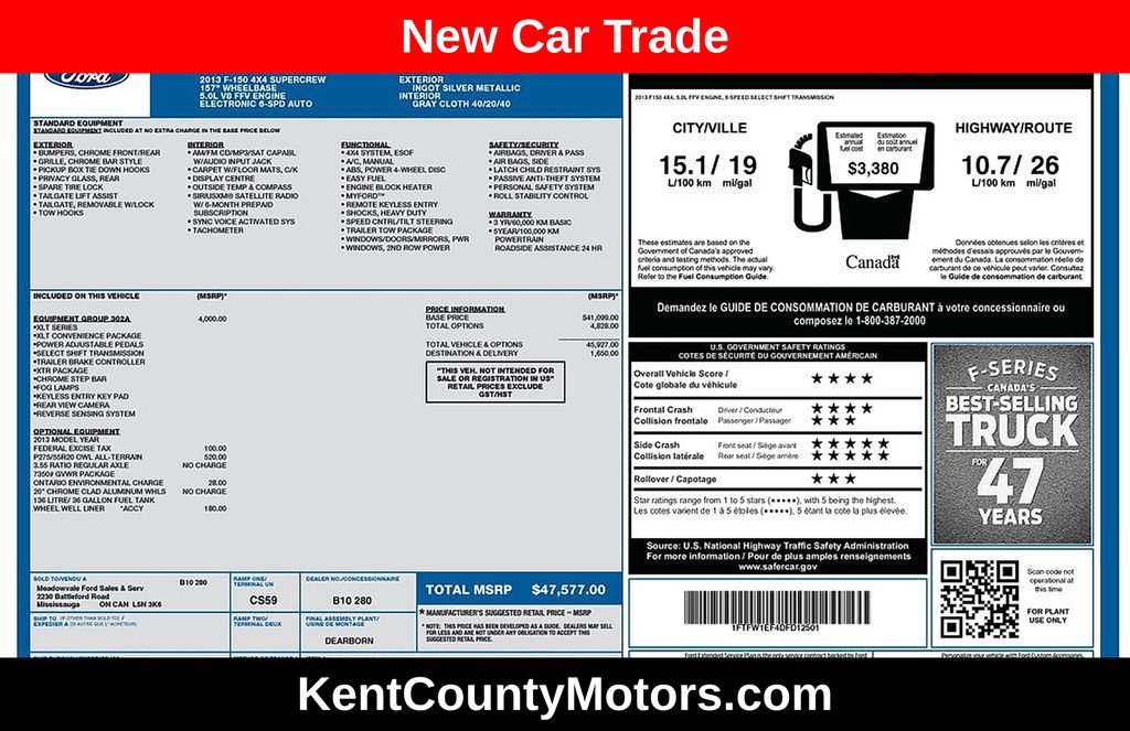 Used 2013 Ford F150 XLT w/ Luxury Equipment Group image 1