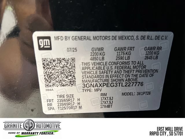Used 2026 Chevrolet Equinox LT w/ Convenience Package II AWD/4WD image 29