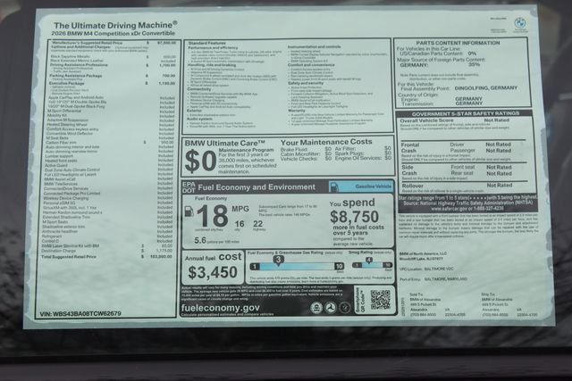 New 2026 BMW M4 xDrive Competition image 2