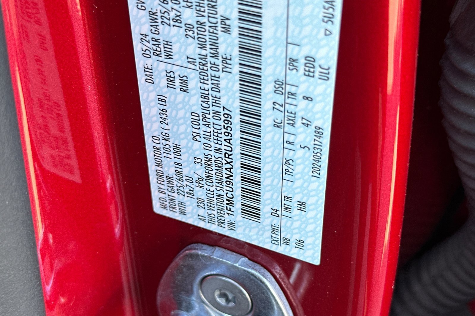 Used 2024 Ford Escape ST-Line Select w/ Tech Pack #1 image 30