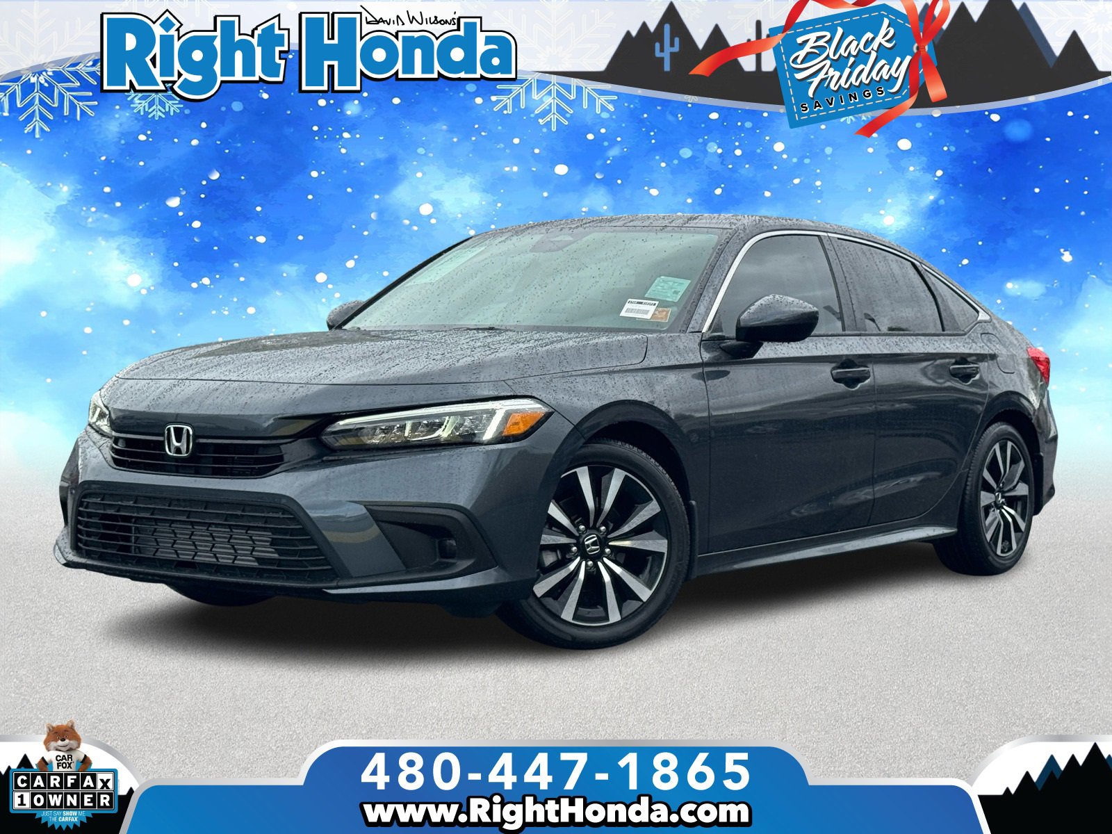 Certified 2024 Honda Civic EX