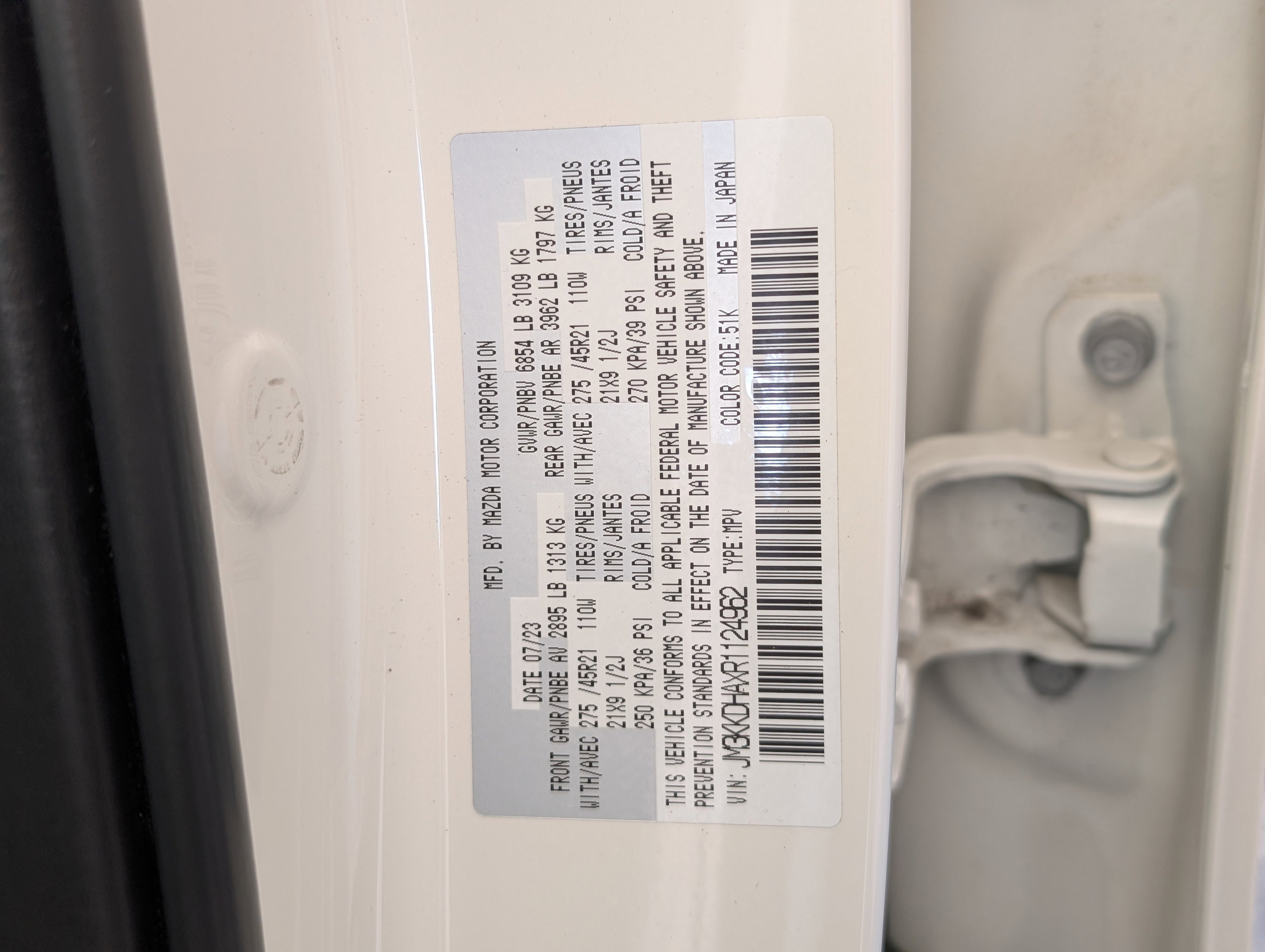 Used 2024 MAZDA CX-90 Plug-In Hybrid w/ Premium Pkg AWD/4WD image 43