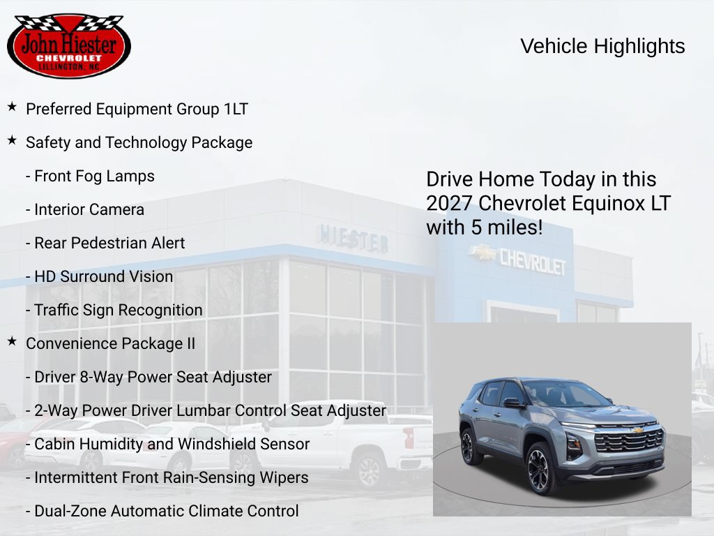 New 2027 Chevrolet Equinox LT w/ Convenience Package II FWD image 5