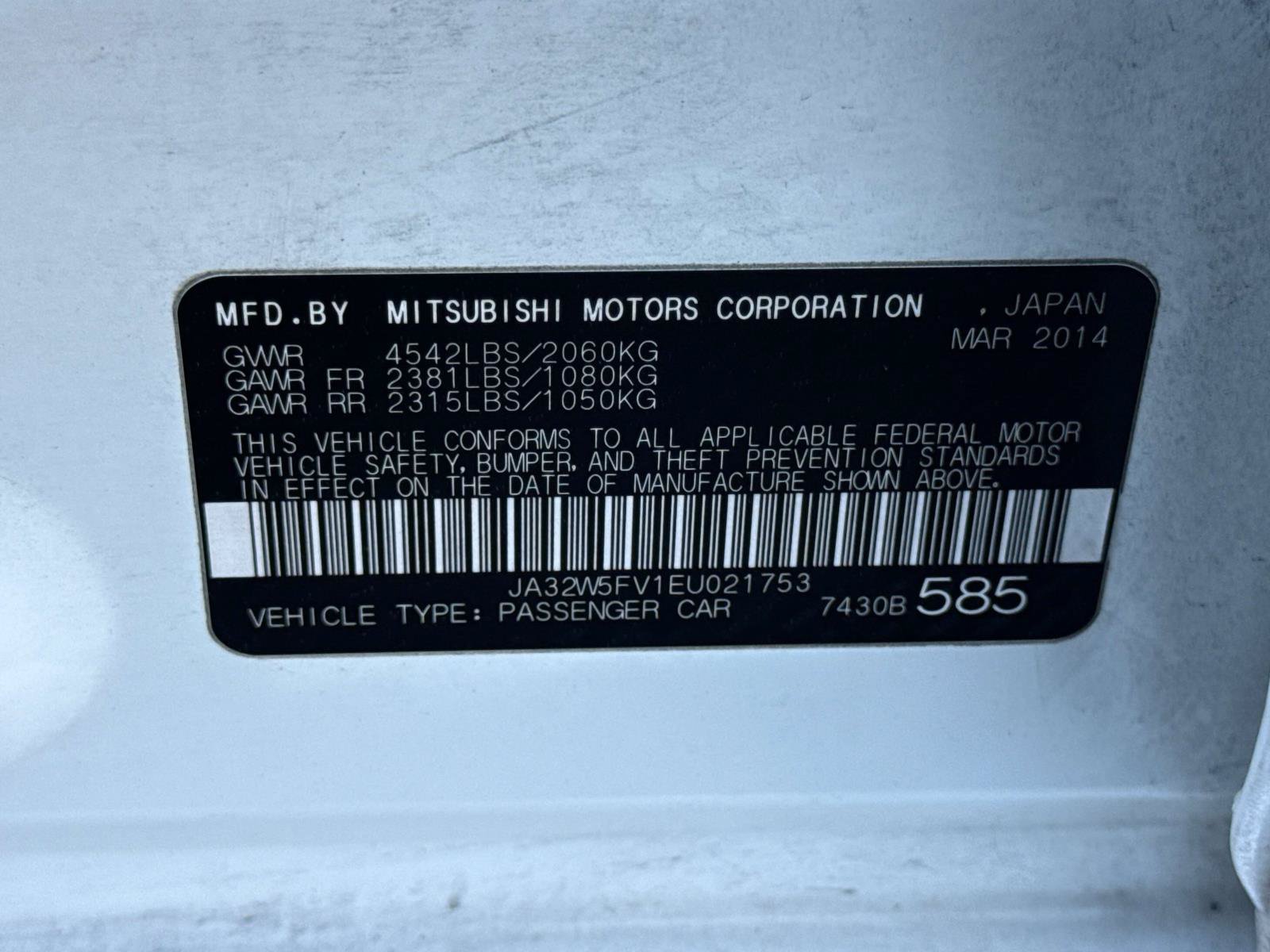 Used 2014 Mitsubishi Lancer Evolution MR AWD/4WD image 29